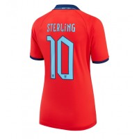 England Raheem Sterling #10 Bortedrakt Dame VM 2022 Kortermet